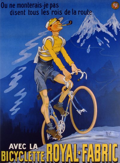 Ciclo de publicidade de cartazes &39;Royal-Fabric&39;, 1910 de Michel Liebeaux